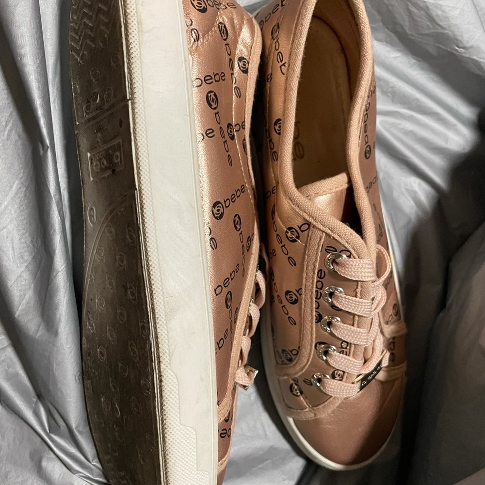 Gold BeBe Shoes!!